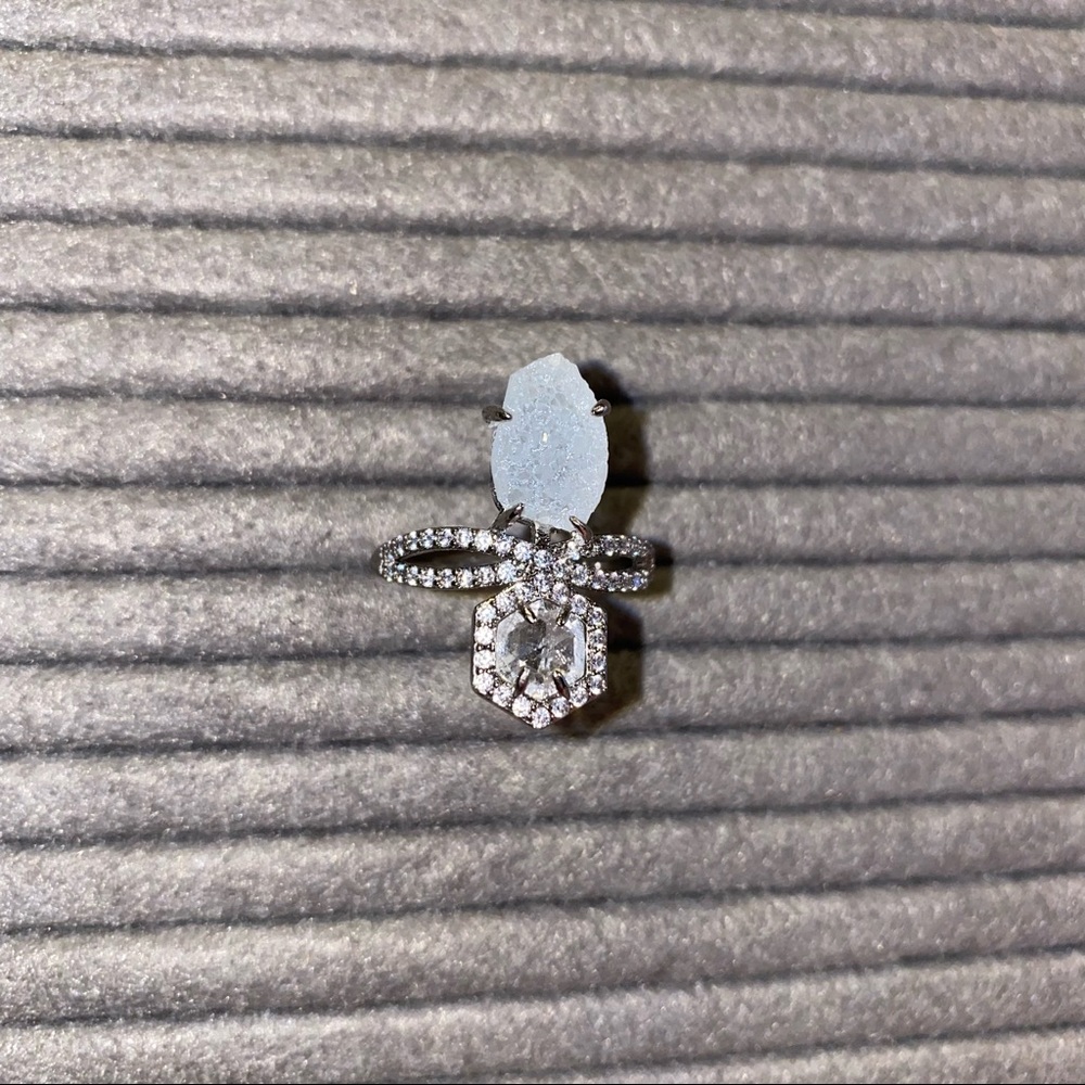 🍀5/$45🍀 Iceland Dreams Druzy Ring